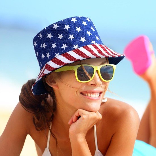 American Flag Bucket Hat