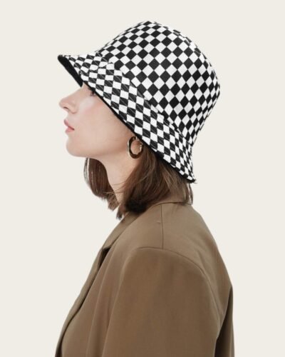 Checkered Bucket Hat