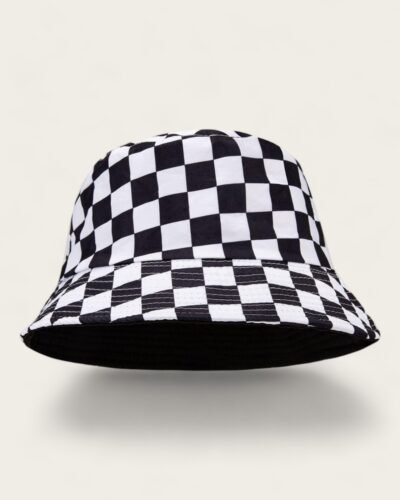 Checkered Bucket Hat