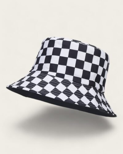 Checkered Bucket Hat