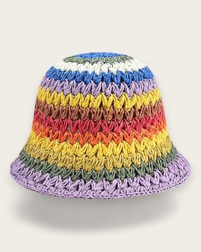 Colorful Crochet Bucket Hat