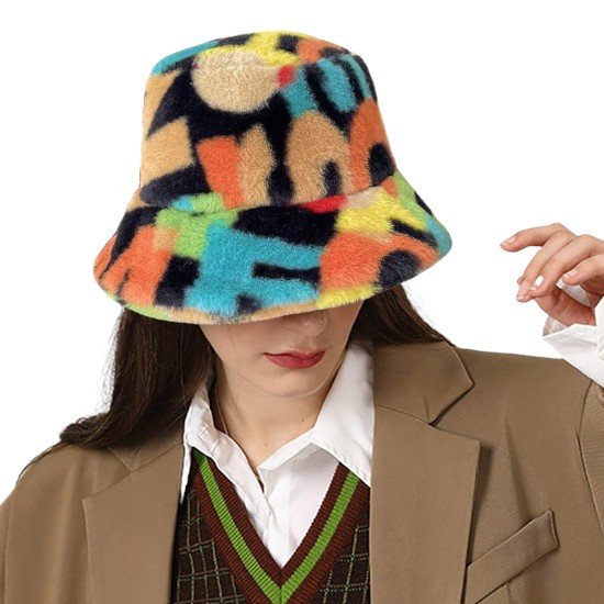 Designer Fur Bucket Hat