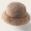 Fur Bucket Hat Womens