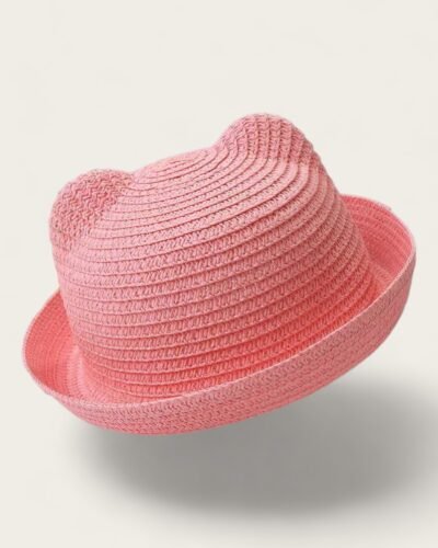 Kids Straw Bucket Hat