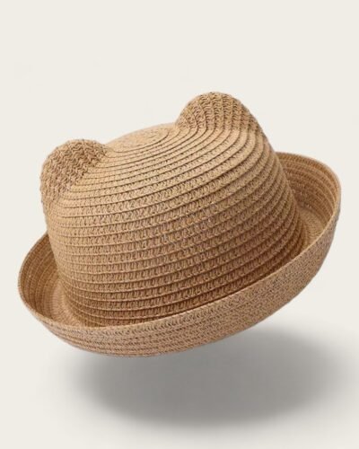 Kids Straw Bucket Hat