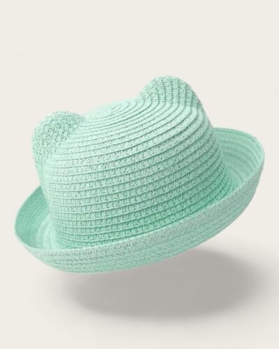 Kids Straw Bucket Hat