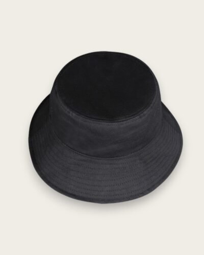 Mens Black Bucket Hat