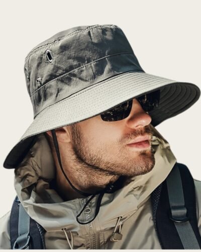 Mens Bucket Hat With String