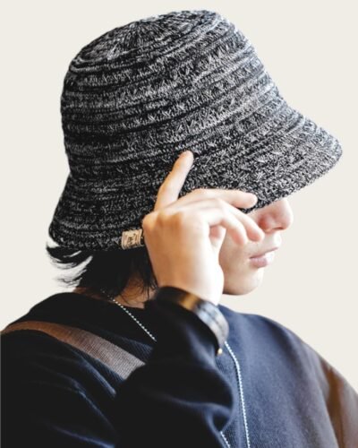 Mens Knit Bucket Hat