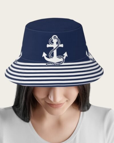 Navy Blue Bucket Hat