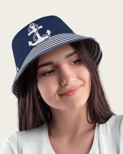 Navy Blue Bucket Hat