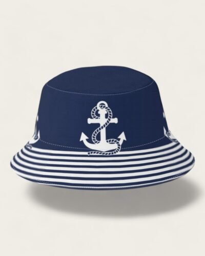 Navy Blue Bucket Hat