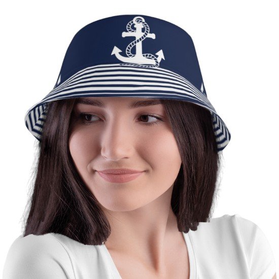 Navy Blue Bucket Hat