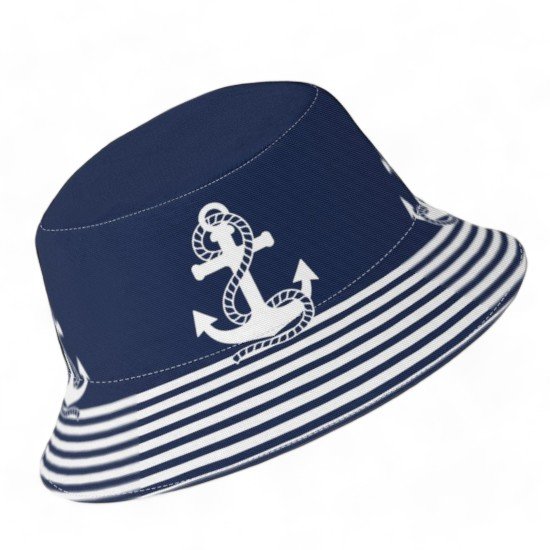 Navy Blue Bucket Hat