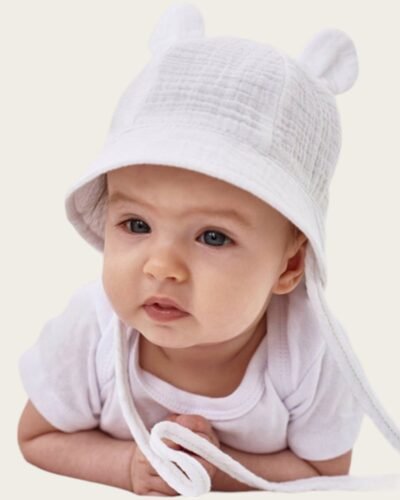 Newborn White Sun Hat