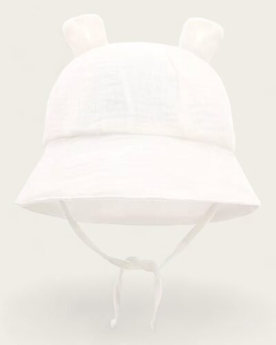 Newborn White Sun Hat