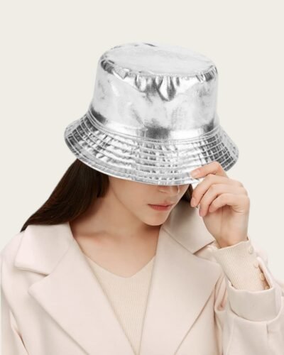 Silver Bucket Hat