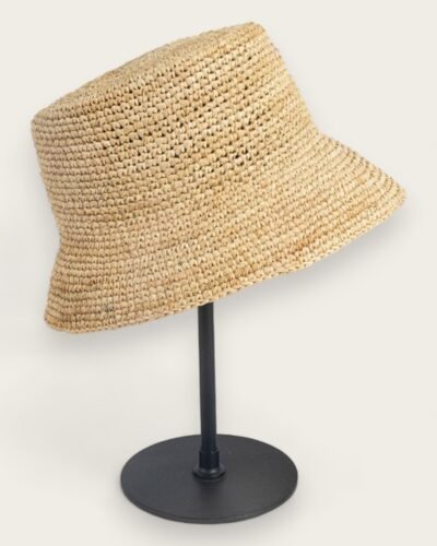 Straw Bucket Hat Mens