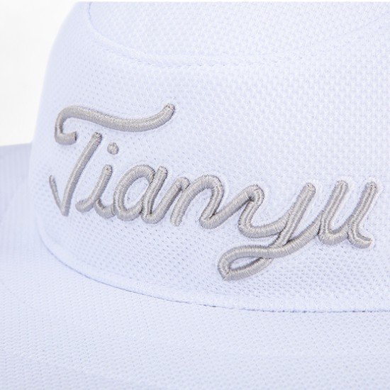 White Golf Bucket Hat