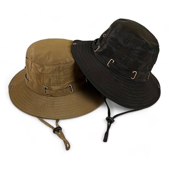 Womens Bucket Hat With String