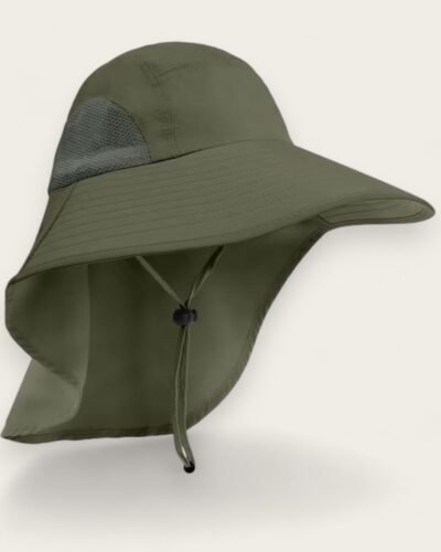 Bucket Hat With Neck Flap