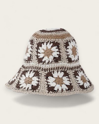 Crochet Granny Square Bucket Hat