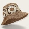 Packable Straw Bucket Hat